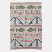 Linge De Cuisine Poisson laide de Noël (Vertical)