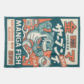 Linge De Cuisine Poisson Manga (Horizontal)