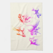 Linge De Cuisine Poisson rouge - (Vertical)