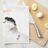 Linge De Cuisine Poisson rouge (Quart Plié)