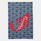 Linge De Cuisine Poisson rouge Koi (Vertical)