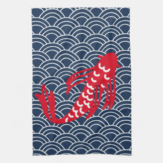 Linge De Cuisine Poisson rouge Koi