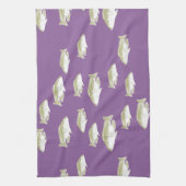 Linge De Cuisine Poisson sur violet (Vertical)
