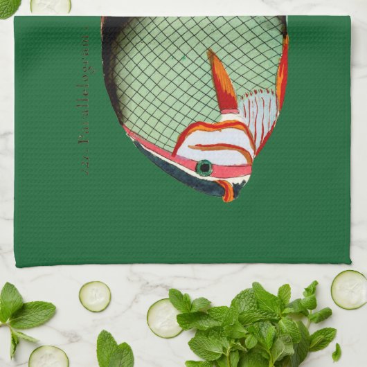 Linge De Cuisine Poisson tropical (Plié)