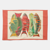 Linge De Cuisine poisson tropical vintage (Horizontal)
