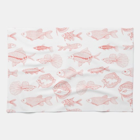 Linge De Cuisine Poissons (Horizontal)