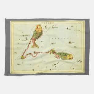 Linge De Cuisine Poissons, Constellation Vintage Urania's Mirror