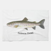 Linge De Cuisine Poissons de truite saumonée (Horizontal)