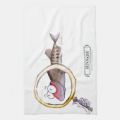 Linge De Cuisine Poissons de vairon, fernandes élégants (Vertical)