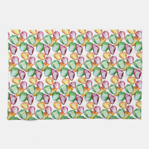 Linge De Cuisine Poivrons arc-en-ciel Poivron vert Poivron rouge Ja