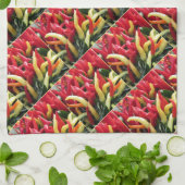 Linge De Cuisine Poivrons chics (Plié)