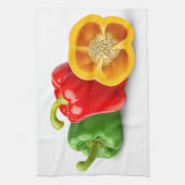 Linge De Cuisine Poivrons colorés (Vertical)