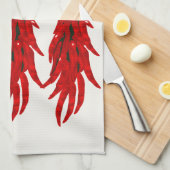 Linge De Cuisine Poivrons de chili séchés (Quart Plié)