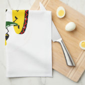 Linge De Cuisine Poivrons de danse avec la boisson (Quart Plié)