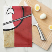 Linge De Cuisine Polandball - Italyball faisant la pizza (Quart Plié)