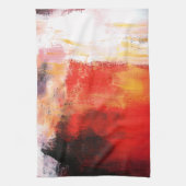 Linge De Cuisine Polar rouge - Art Abstrait (Vertical)