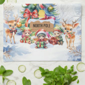 Linge De Cuisine Pôle Nord (Plié)