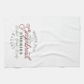 Linge De Cuisine Pôle Nord Gingerbread Cookie Fête Noël (Horizontal)