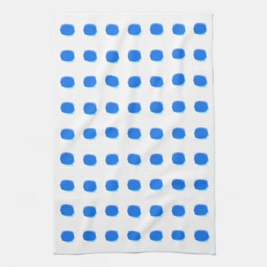 Linge De Cuisine Polka-Dot Blues (Vertical)