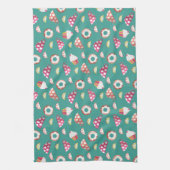 Linge De Cuisine Polka Dot Cups Cakes Donuts Lemons Grappes (Vertical)