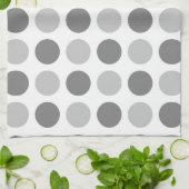 Linge De Cuisine Polka Dot Gris (Plié)