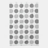 Linge De Cuisine Polka Dot Gris (Vertical)