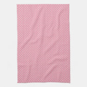 Linge De Cuisine Polka Dots on Pink Pattern (Vertical)