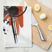 Linge De Cuisine Polka Dragon Face Trash (Quart Plié)