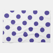 Linge De Cuisine Polka-pois violet géant (Horizontal)