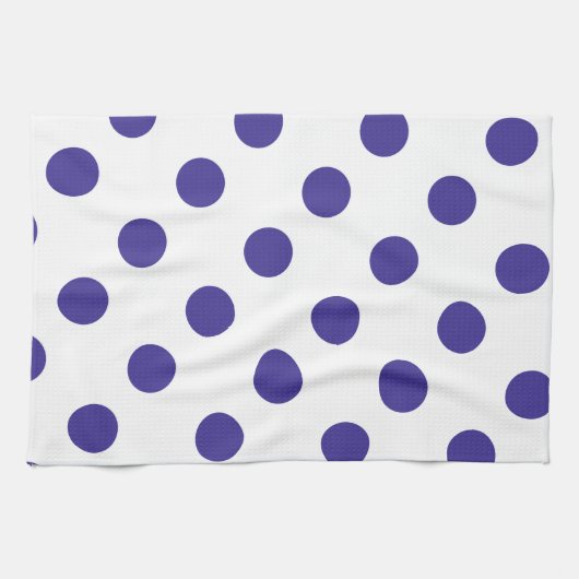 Linge De Cuisine Polka-pois violet géant (Horizontal)