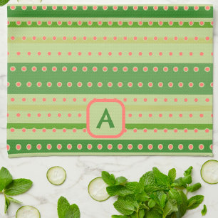 Linge De Cuisine Polkadot Stripe personnalisée Première élégante