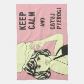 Linge De Cuisine Polonais Pierogi Kielbasa Pologne Cadeau (Vertical)