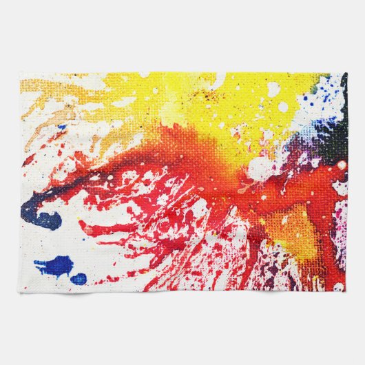 Linge De Cuisine Polychrome #13C par Michael Moffa (Horizontal)