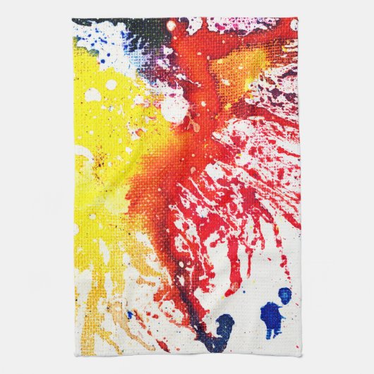 Linge De Cuisine Polychrome #13C par Michael Moffa (Vertical)