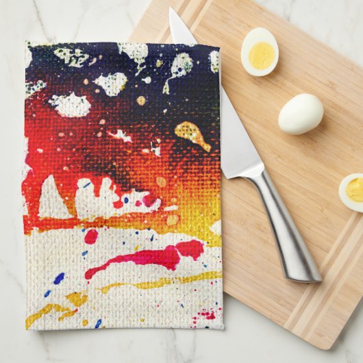 Linge De Cuisine Polychromoptique #13B par Michael Moffa (Quart Plié)