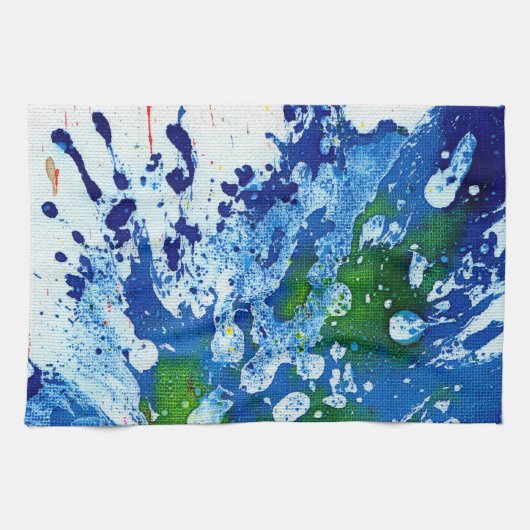 Linge De Cuisine Polychromoptique #14B par Michael Moffa (Horizontal)