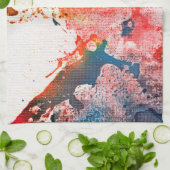 Linge De Cuisine Polychromoptique #15B par Michael Moffa (Plié)