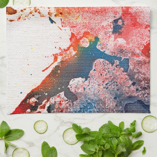 Linge De Cuisine Polychromoptique #15B par Michael Moffa (Plié)