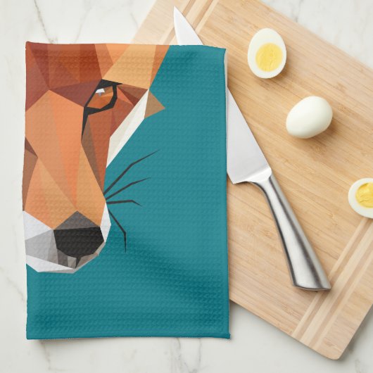 Linge De Cuisine Polygon Fox Custom (Quart Plié)
