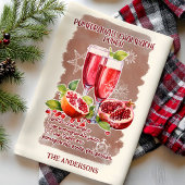 Linge De Cuisine Pomegranate Punch Cocktail de Noël Recette