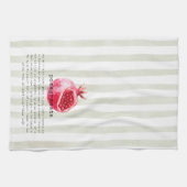 Linge De Cuisine Pomegranate - Quran Verse (Horizontal)