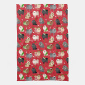 Linge De Cuisine Poméraniens de Noël (Vertical)