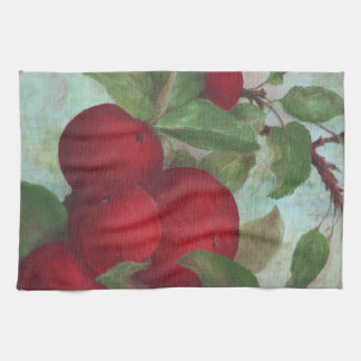 Linge De Cuisine Pomme récoltée, rouge et verte