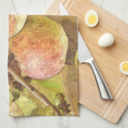 LINGE DE CUISINE POMMES (Quart Plié)