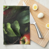 Linge De Cuisine pommes dans le jardin (Quart Plié)