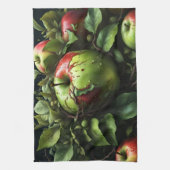 Linge De Cuisine pommes dans le jardin (Vertical)