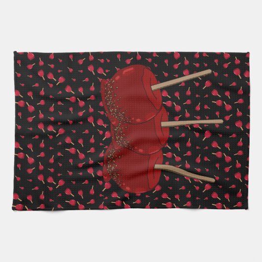 Linge De Cuisine Pommes de bonbons (Horizontal)