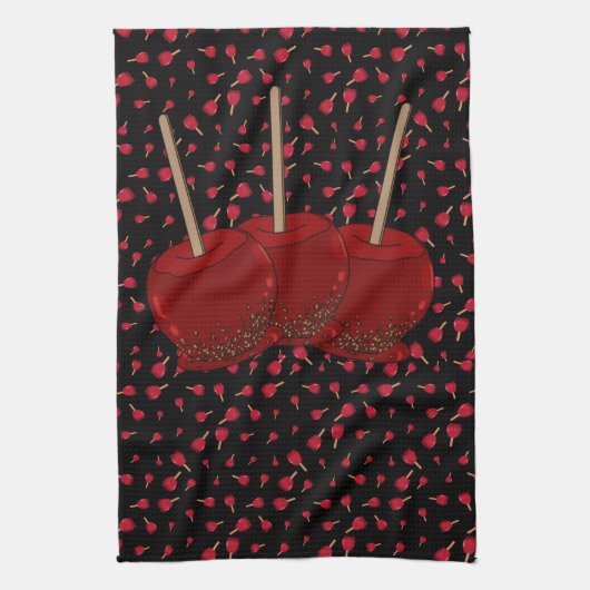 Linge De Cuisine Pommes de bonbons (Vertical)