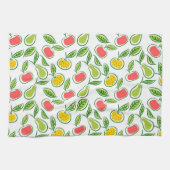 Linge De Cuisine Pommes Oranges et poires Motif de fruits (Horizontal)