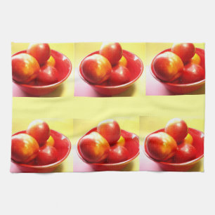 Linge De Cuisine Pommes rouges